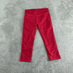Fabletics Red High-Waist Athletic Leggings For Women 4492